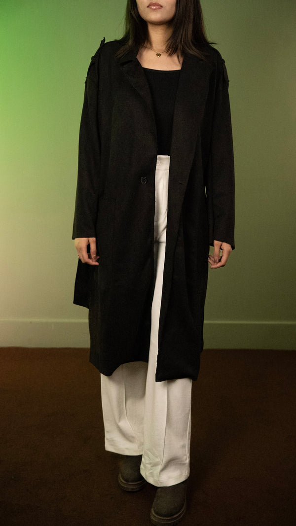 Long Suede Coat