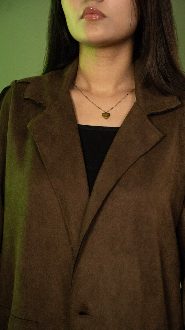 Long Suede Coat